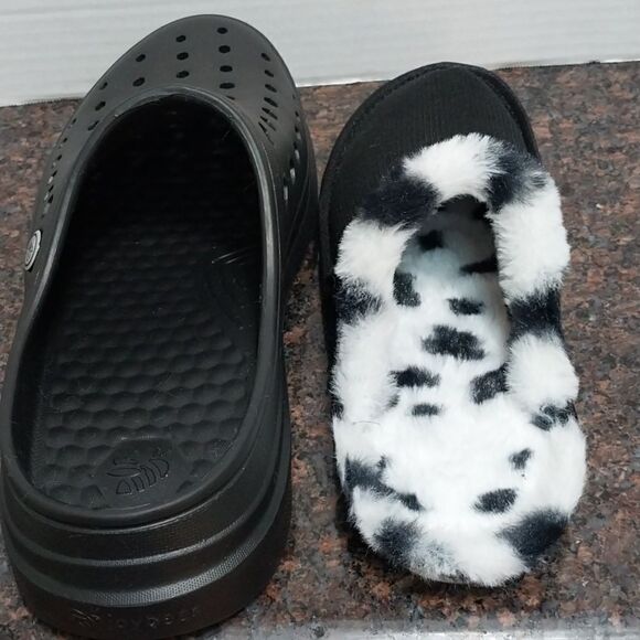 JOYBEES COZY COW PRINT CLOG...SIZE 7 ...NEW - Picture 1 of 7